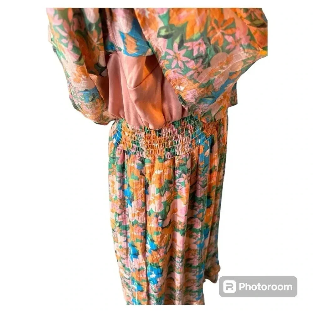 Marissa Olivia Floral Flowey Maxi Dress size XL - Picture 5 of 12